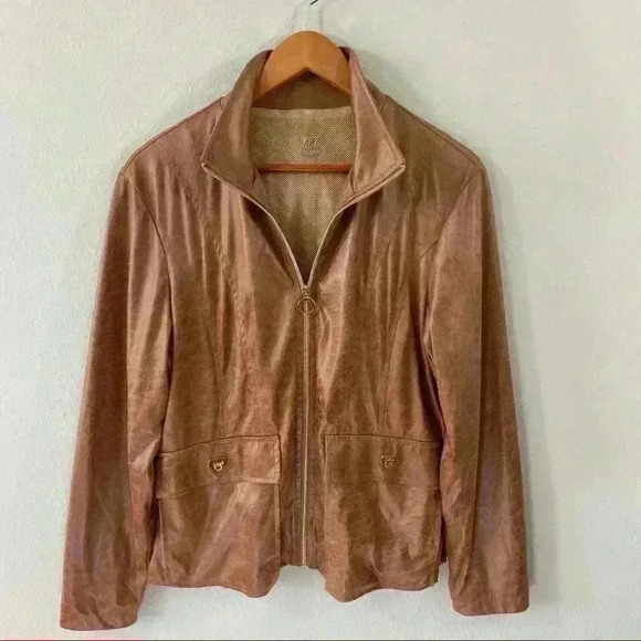 TAIL Activewear faux leather jacket - Picture 1 of 6